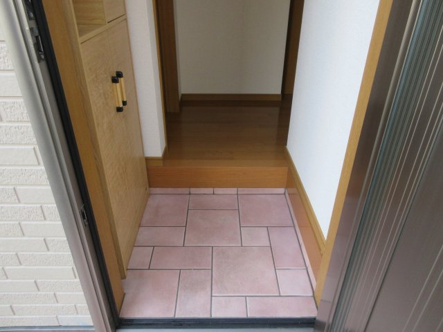 朝霧テラスの玄関