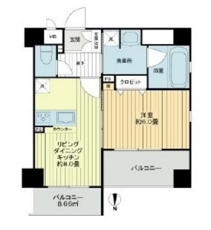【間取り】 | シティライフ本町西ラブニール