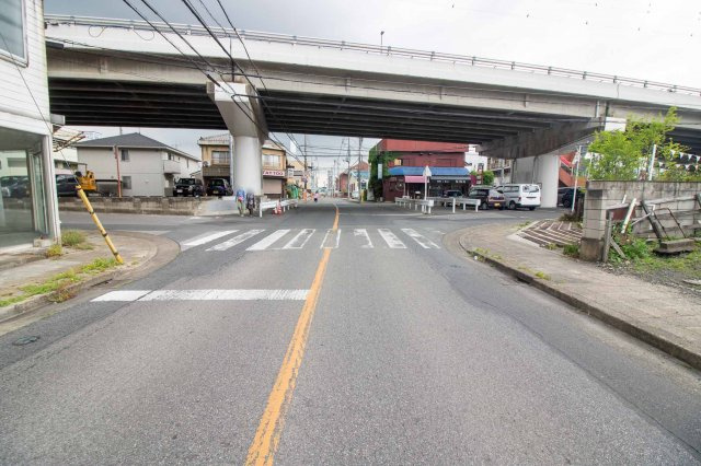足利市永楽町の売地の前面道路含む現地写真