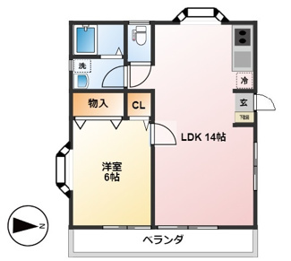 【間取り】 | コーポ坂上