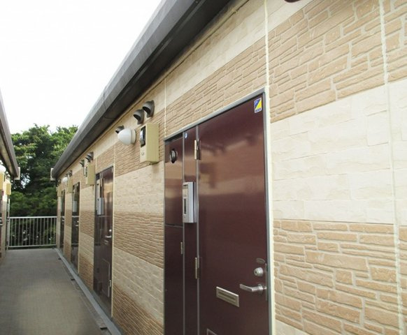 かすみ草のエントランス