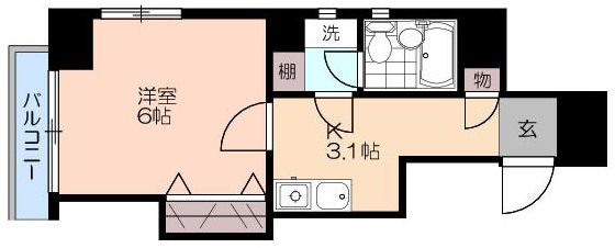 プリマヴェーラ．Kの間取り