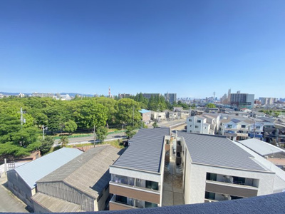 【展望】 | エルセレーノ吹田 | バルコニーからの眺望です。お部屋が7階なので辺りを見渡せます