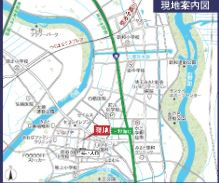 【地図】 | 戸ヶ崎2丁目全3棟 3号棟