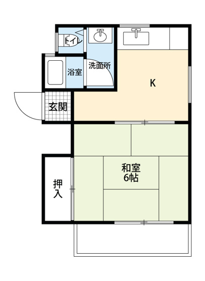 【間取り】 | ファミール深津
