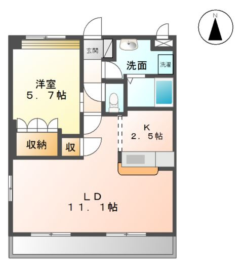 ルーラル高塚の間取り