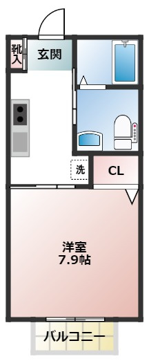 スクーデリア府中の間取り
