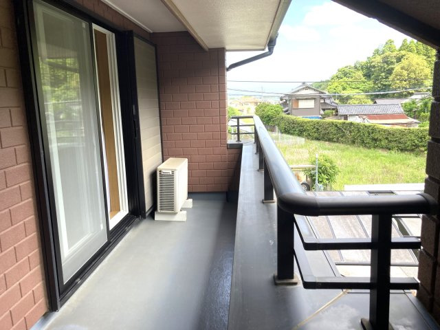 野老邸（本納）のバルコニー