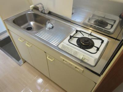 アスティのキッチン|1口ガスコンロ付き