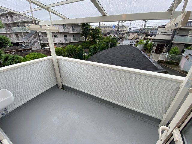南野田貸家のバルコニー