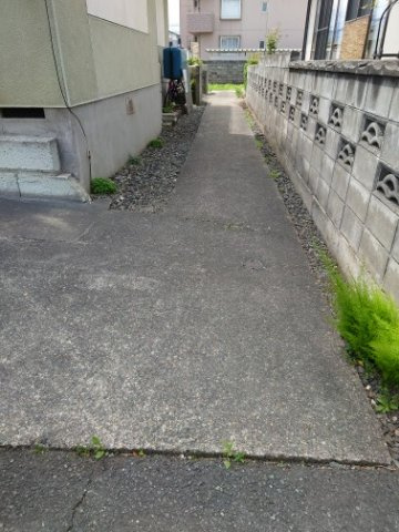 【外観】 | 米沢市城南1丁目　土地 | 北側私有地