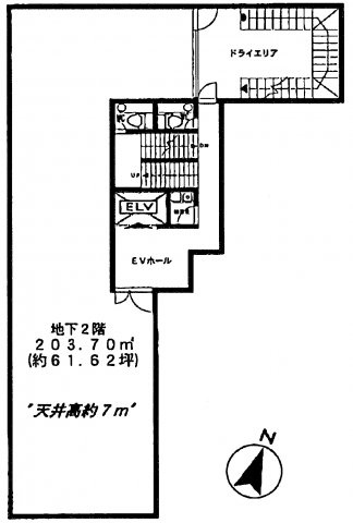 渋谷区幡ヶ谷１丁目の店舗事務所の間取り