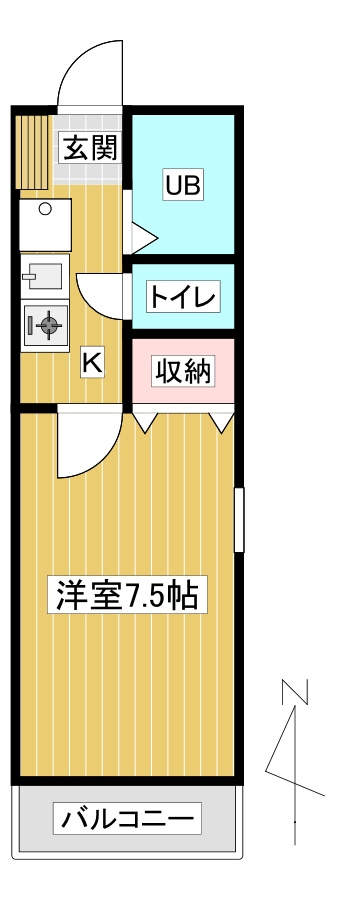 ビューパレス上戸田の間取り