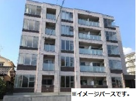 倉敷市松島の賃貸マンションの外観|イメージパース