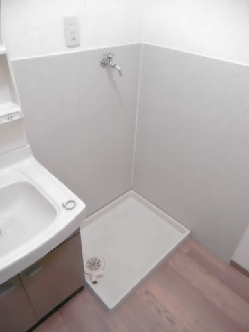 アフロ―テ山川【10.000円キャッシュバック対象物件】の洗面所|脱衣スペースもあります