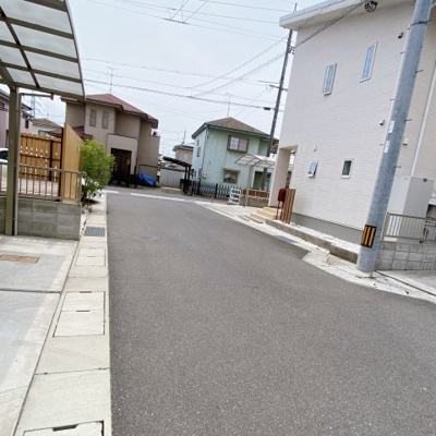 【前面道路含む現地写真】 | 東区広谷 | 前面道路　南側　6m