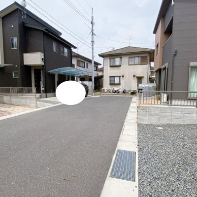 【前面道路含む現地写真】 | 東区広谷 | 前面道路　南側　6m