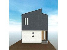 新築一戸建て　岡山市東区瀬戸町下Ⅱ　の外観パース