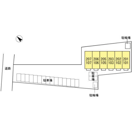 ファミールTettoのその他|区画図