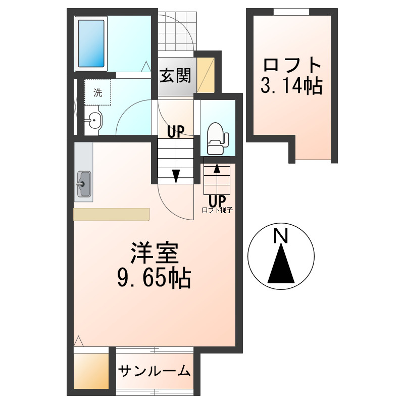 Orca Ⅱの間取り