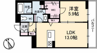 【間取り】 | ザ　ヘリテージ野上