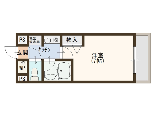 【間取り】 | プルメリア玉出