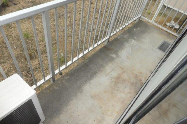 プレジール佐藤Aのバルコニー