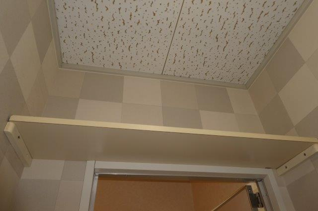 プレジール佐藤Aのトイレ|トイレ棚