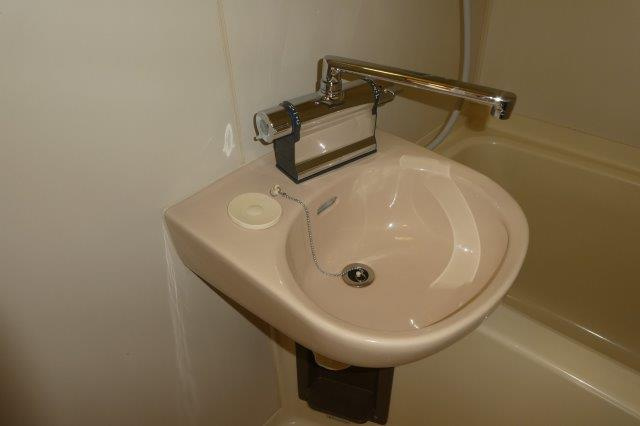 プレジール佐藤Aの浴室|洗面ボール