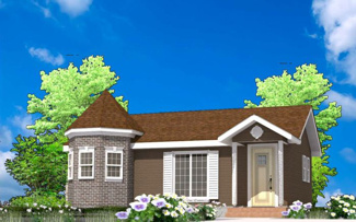 【外観パース】 | 完成予定：令和4年10月予定