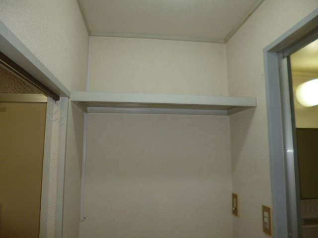 プレジール２２の洗面所|洗濯機上棚