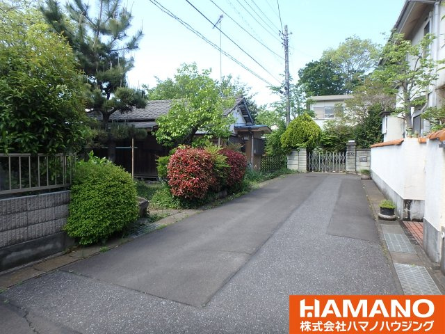 筑西市甲土地　の前面道路含む現地写真|前面道路含む現地写真です