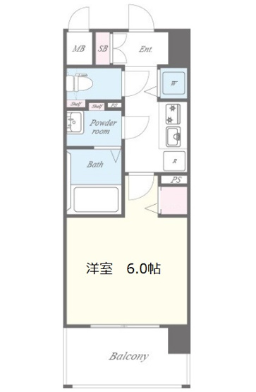 【間取り】 | セイワパレス玉造駅前