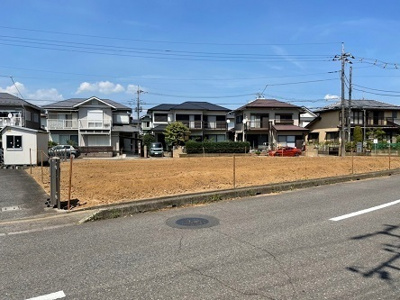 【前面道路含む現地写真】 | 守谷市みずき野５丁目　B区画