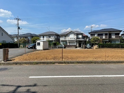 【前面道路含む現地写真】 | 守谷市みずき野５丁目　B区画