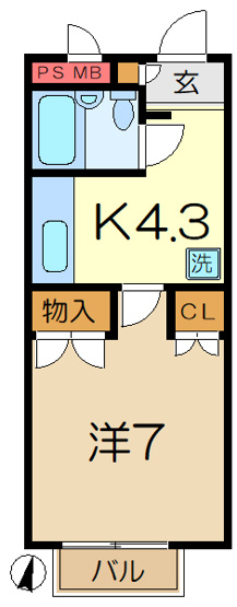 【間取り】 | グリーンレジデンス