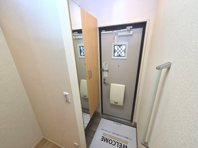 リシュドール Aの玄関