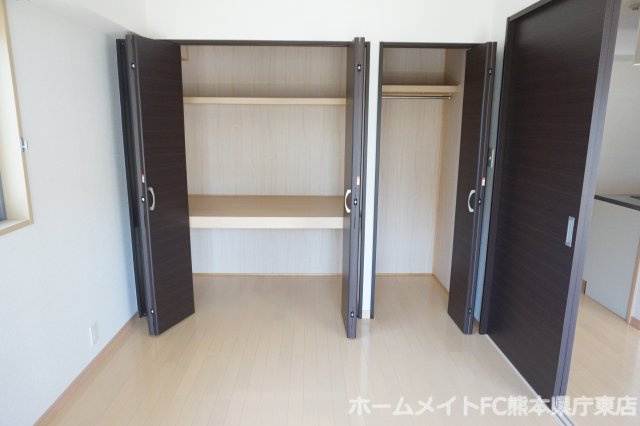 熊本市東区山ノ神２丁目の賃貸マンションの収納