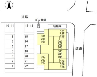【区画図】 | D-room宇須　光