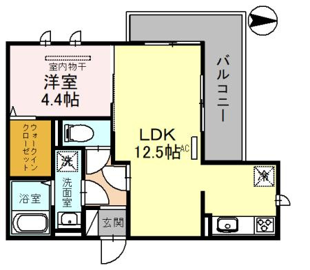 【間取り】 | D-room宇須　光