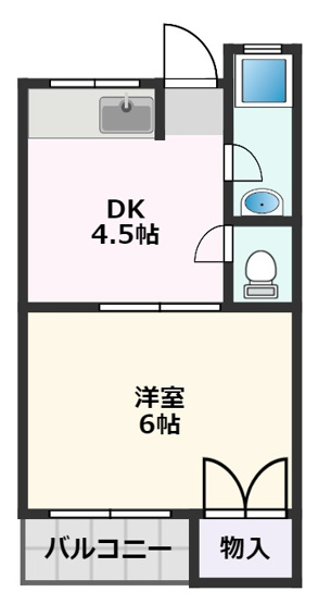 【間取り】 | 千里丘センターハイツ