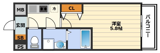 サムティ梅田インターコアの間取り