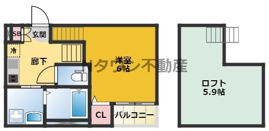 【間取り】 | ソアレ大曽根 | 間取りです