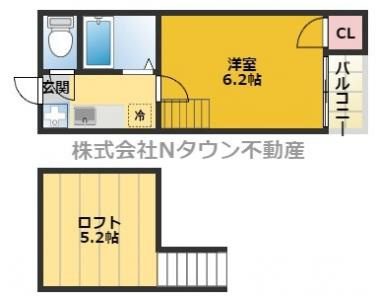 【間取り】 | Kspace東別院 | 間取りです。