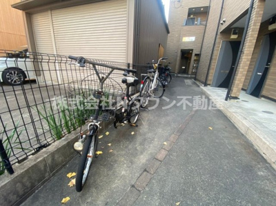 【その他共用部分】 | Kspace東別院 | 駐輪スペースです