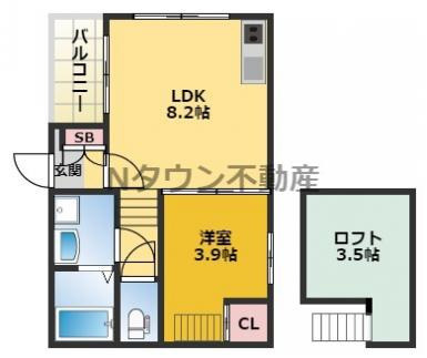 【間取り】 | グランディⅡ