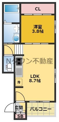 【間取り】 | エルカーサ千種 | 間取りです。