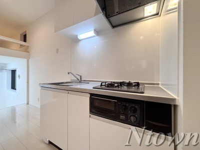 【キッチン】 | モメンタム志賀本通 | コンパクトなキッチンで掃除もラクラク