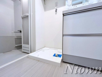 【設備】 | ルピナス今池 | 洗濯機置き場です