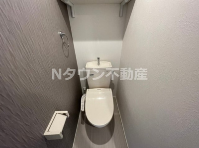 【トイレ】 | ルシエルメゾネット志賀本通 | ゆったりとした空間のトイレです